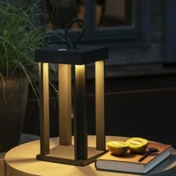 Konstsmide LED-Laterne Cannes 15 X 15 X 42 Cm, Schwarz