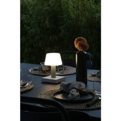 Konstsmide Akku-Tischleuchte Monaco L X B X H: 12,5 X 12,5 X 19 Cm, Weiß, Warmweiß 12 Konstsmide Akku-Tischleuchte Monaco L X B X H: 12,5 X 12,5 X 19 Cm, Weiß, Warmweiß -Beleuchtung 12 3289