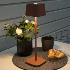 Konstsmide Akku-Tischleuchte Capri L X B X H: 10 X 10 X 36 Cm, Terrakotta