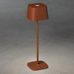 Konstsmide Akku-Tischleuchte Capri L X B X H: 10 X 10 X 36 Cm, Terrakotta -Beleuchtung 12 3293