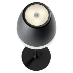 Starlux Akku-Tischleuchte Loreo L X B X H: 10 X 10 X 36 Cm, Schwarz, Warmweiß -Beleuchtung 12 3306