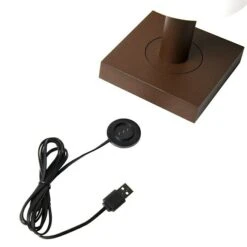 Konstsmide Akku-Tischleuchte Monaco L X B X H: 12,5 X 12,5 X 19 Cm, Rost, Warmweiß -Beleuchtung 12 3325