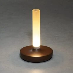 Konstsmide Akku-Tischleuchte Biarritz L X B X H: 13,5 X 13,5 X 20,5 Cm, Rost -Beleuchtung 12 3329