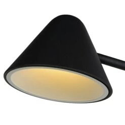 Lucide Devon LED-Tischleuchte 3 W, L X B X H: 37,5 X 20 X 48,5 Cm, Schwarz, Warmweiß -Beleuchtung 12 333