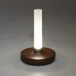 Konstsmide Akku-Tischleuchte Biarritz L X B X H: 13,5 X 13,5 X 20,5 Cm, Rost -Beleuchtung 12 3330