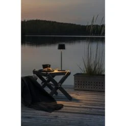 Konstsmide Akku-Tischleuchte Capri Schwarz -Beleuchtung 12 3340