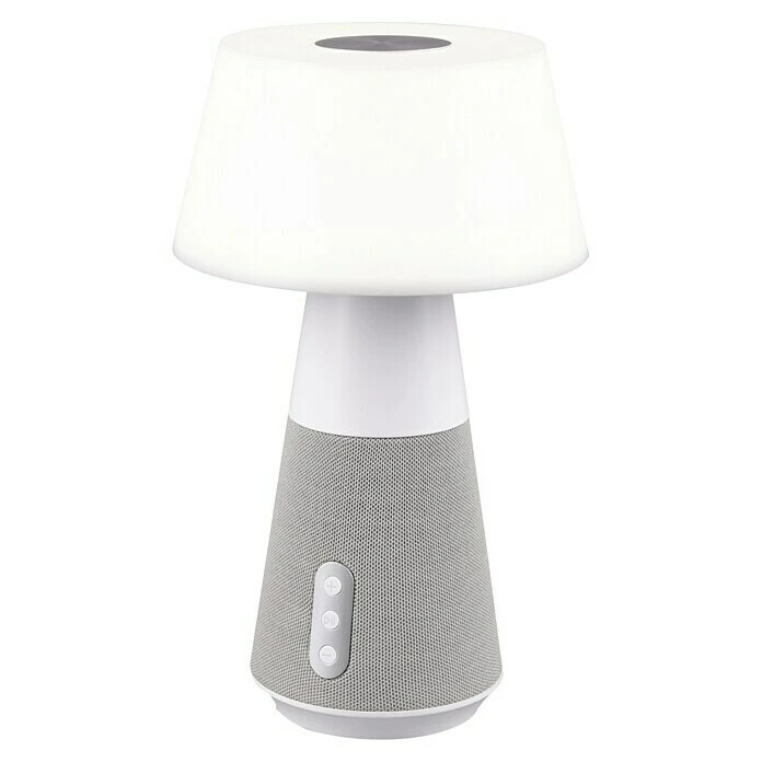 Reality Leuchten LED-Tischleuchte DJ 4 W, Weiß/Silber 3 Reality Leuchten LED-Tischleuchte DJ 4 W, Weiß/Silber