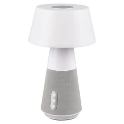 Reality Leuchten LED-Tischleuchte DJ 4 W, Weiß/Silber 12 Reality Leuchten LED-Tischleuchte DJ 4 W, Weiß/Silber -Beleuchtung 12 3348