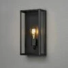 Konstsmide Außenwandleuchte Carpi Schwarz, IP44