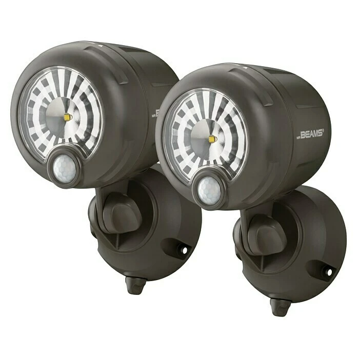 Mr. Beams LED-Strahler Braun, L X B X H: 11 X 1,7 X 9 Cm, 2 Stk. 4 Mr. Beams LED-Strahler Braun, L X B X H: 11 X 1,7 X 9 Cm, 2 Stk. – Bild 2