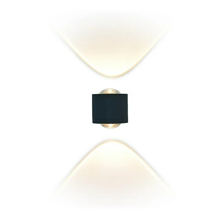 Starlux LED-Außenwandleuchte Fano 10 W, 12 X 9 X 10,5 Cm, Anthrazit, IP54 4 Starlux LED-Außenwandleuchte Fano 10 W, 12 X 9 X 10,5 Cm, Anthrazit, IP54 – Bild 2