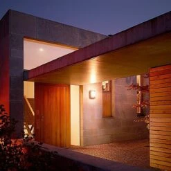 Steinel Sensor-Außenwandleuchte L 12 S SI 60 W, 10,8 X 15,5 X 27,2 Cm, Weiß/Silber, IP44 -Beleuchtung 12 3407