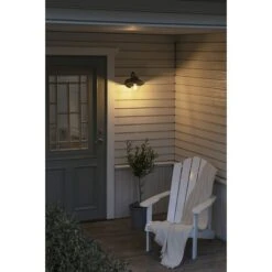 Konstsmide Außenwandleuchte Vega Mini 60 W, Schwarz, IP44 -Beleuchtung 12 3409