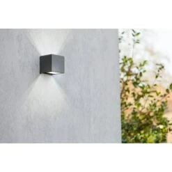 LED-Außenwandleuchte Gemini 9 W, 88 X 85 X 86 Mm, Anthrazit, IP54 7 LED-Außenwandleuchte Gemini 9 W, 88 X 85 X 86 Mm, Anthrazit, IP54 -Beleuchtung 12 3418