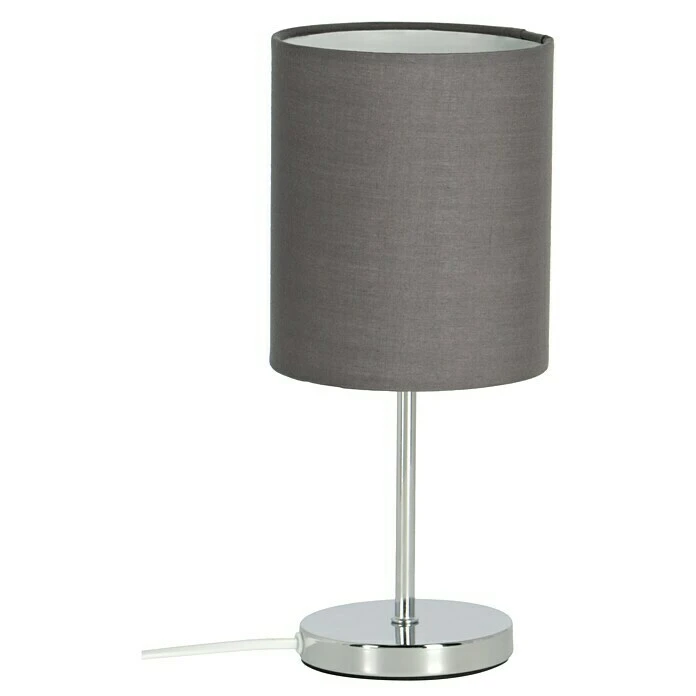 Reality Leuchten Tischleuchte Rund Jerry 40 W, Ø X H: 130 Mm X 28,5 Cm, Chrom, E14 4 Reality Leuchten Tischleuchte Rund Jerry 40 W, Ø X H: 130 Mm X 28,5 Cm, Chrom, E14 – Bild 2