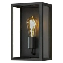 Konstsmide Außenwandleuchte Carpi 60 W, 13,5 X 18 X 30 Cm, Schwarz, IP44 -Beleuchtung 12 3468