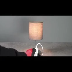 Reality Leuchten Tischleuchte Rund Jerry 40 W, Ø X H: 130 Mm X 28,5 Cm, Chrom, E14 11 Reality Leuchten Tischleuchte Rund Jerry 40 W, Ø X H: 130 Mm X 28,5 Cm, Chrom, E14 -Beleuchtung 12 347