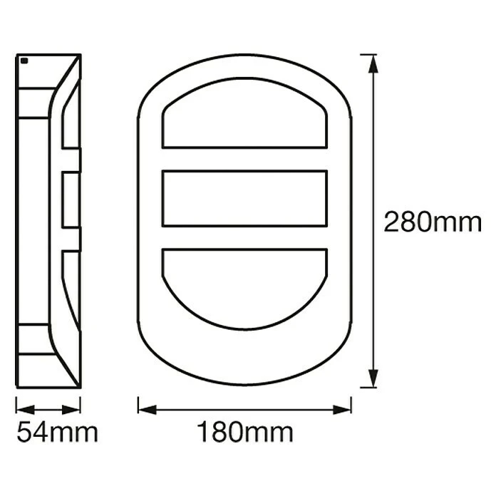 Osram Endura Style LED-Außenwandleuchte 12 W, 180 X 54 X 280 Mm, Edelstahl, IP44 5 Osram Endura Style LED-Außenwandleuchte 12 W, 180 X 54 X 280 Mm, Edelstahl, IP44 – Bild 3