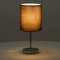 Reality Leuchten Tischleuchte Rund Jerry 40 W, Ø X H: 130 Mm X 28,5 Cm, Chrom, E14 13 Reality Leuchten Tischleuchte Rund Jerry 40 W, Ø X H: 130 Mm X 28,5 Cm, Chrom, E14 -Beleuchtung 12 349