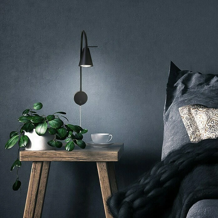 Briloner LED-Wandstrahler Tusa 4 W, Schwarz, L X B X H: 5,8 X 20,5 X 45 Cm 8 Briloner LED-Wandstrahler Tusa 4 W, Schwarz, L X B X H: 5,8 X 20,5 X 45 Cm – Bild 6