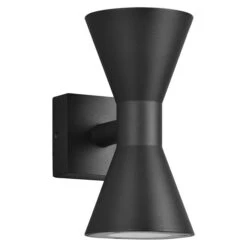 Trio Leuchten Außenwandleuchte ARDAS 10 W, 15 X 10 X 20 Cm, Schwarz, IP44 -Beleuchtung 12 3503