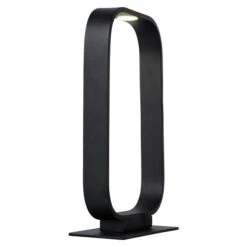 Lucide LED-Tischleuchte Mika 7 W, L X B X H: 16 X 7 X 26 Cm, Schwarz, Schwarz, Warmweiß -Beleuchtung 12 352