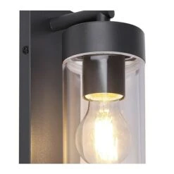 Globo LED-Außenwandleuchte Vessa Anthrazit, Kunststoff, E27, B X H: 8,9 X 25 Cm -Beleuchtung 12 3530