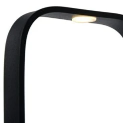 Lucide LED-Tischleuchte Mika 7 W, L X B X H: 16 X 7 X 26 Cm, Schwarz, Schwarz, Warmweiß -Beleuchtung 12 354