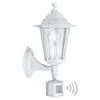 Eglo Laterna 5 Sensor-Außenwandleuchte 60 W, Weiß, IP44 -Beleuchtung 12 3545