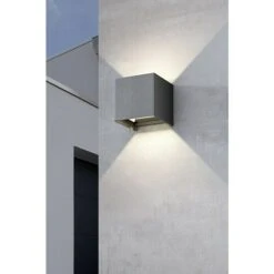 Beleuchtung 9 Starlux LED-Außenwandleuchte Umea 8 W, 10 X 10 X 10 Cm, Anthrazit, IP54