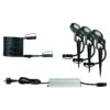Paulmann Plug & Shine LED-Gartenspot-Set Sting 6 W, 3-flammig, Erdspieß, IP67 -Beleuchtung 12 3585