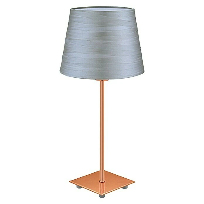 Eglo Fonsea Tischleuchte 60 W, L X B X H: 11 X 11 X 40,5 Cm, Kupfer, Silber, E14 3 Eglo Fonsea Tischleuchte 60 W, L X B X H: 11 X 11 X 40,5 Cm, Kupfer, Silber, E14