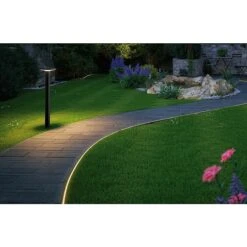 Paulmann Plug & Shine LED-Außenleuchte Plate 1-flammig, 6 W, Warmweiß, IP44 -Beleuchtung 12 3666