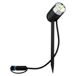 Paulmann Plug & Shine Erdspieß-Strahler Pike 1-flammig, 4,5 W, Höhe: 22,5 Cm, IP44 -Beleuchtung 12 3721