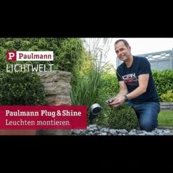 Paulmann Plug & Shine LED-Trafo Max. Leistung: 150 W, 24 V, Silber -Beleuchtung 12 3729