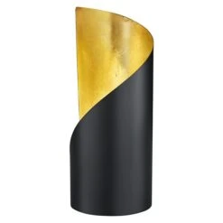 Reality Leuchten Tischleuchte Frank 25 W, L X B X H: 10 X 10 X 24 Cm, Schwarz, E14