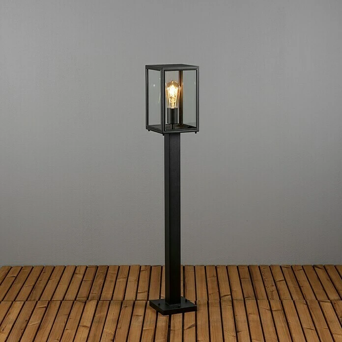 Konstsmide Außenwegeleuchte Carpi 60 W, Schwarz, Höhe: 100 Cm, Schwarz 4 Konstsmide Außenwegeleuchte Carpi 60 W, Schwarz, Höhe: 100 Cm, Schwarz – Bild 2