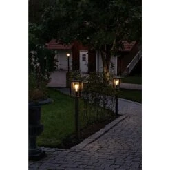 Konstsmide Außenwegeleuchte Carpi 60 W, Schwarz, Höhe: 100 Cm, Schwarz 10 Konstsmide Außenwegeleuchte Carpi 60 W, Schwarz, Höhe: 100 Cm, Schwarz -Beleuchtung 12 3755