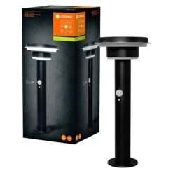 Ledvance Endura Sol Cirkle Sensor-LED-Außenwegeleuchte 17,8 X 17,8 X 40 Cm -Beleuchtung 12 3774