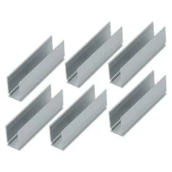 Paulmann Plug & Shine Profil Montage-Clip Aluminium, Passend Für: Paulmann Plug & Shine LED-Band