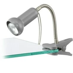 Eglo Klemmleuchte Fabio 1-flammig, Max. Leistung: 40 W, Silber
