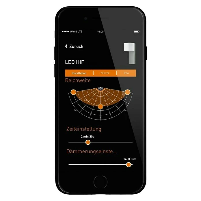 Steinel Sensor-LED-Außenwegeleuchte GL 80 SC ANT Anthrazit, L X B X H: 13,2 X 11 X 63,25 Cm 8 Steinel Sensor-LED-Außenwegeleuchte GL 80 SC ANT Anthrazit, L X B X H: 13,2 X 11 X 63,25 Cm – Bild 6