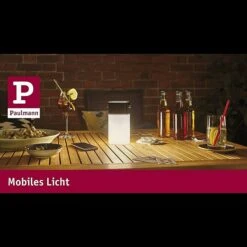 Paulmann Mobiles LED-Licht Moval Farbe: Anthrazit, 310 Lm, IP44 11 Paulmann Mobiles LED-Licht Moval Farbe: Anthrazit, 310 Lm, IP44 -Beleuchtung 12 3845
