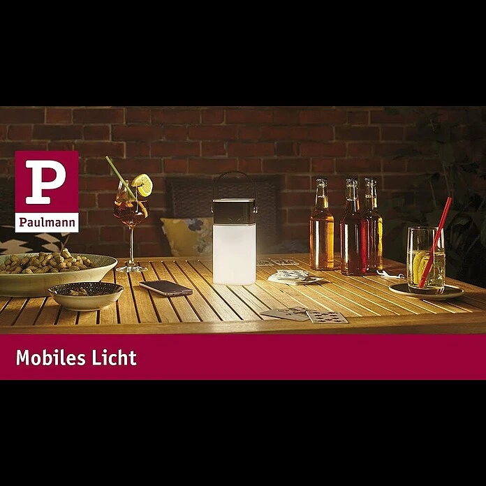 Paulmann Mobiles LED-Licht Moval Farbe: Anthrazit, 310 Lm, IP44 6 Paulmann Mobiles LED-Licht Moval Farbe: Anthrazit, 310 Lm, IP44 – Bild 4