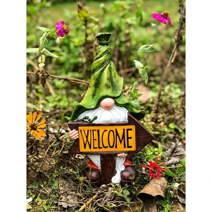 BAUHAUS Solarleuchte Zwerg Welcome 18,5 X 11,5 X 30,5 Cm 4 BAUHAUS Solarleuchte Zwerg Welcome 18,5 X 11,5 X 30,5 Cm – Bild 2