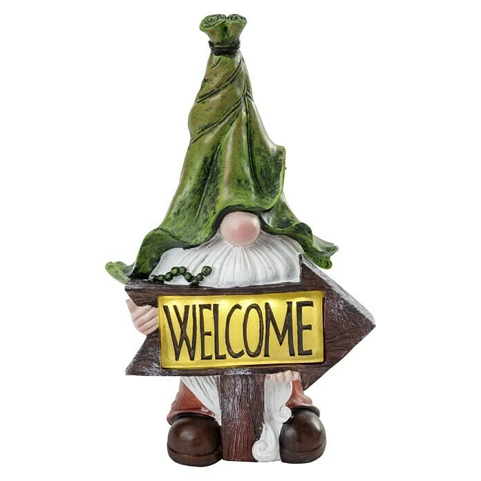 BAUHAUS Solarleuchte Zwerg Welcome 18,5 X 11,5 X 30,5 Cm 5 BAUHAUS Solarleuchte Zwerg Welcome 18,5 X 11,5 X 30,5 Cm – Bild 3