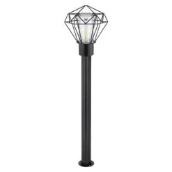 Globo Horace Außenleuchte Horace 15 W, Schwarz, Höhe: 100 Cm