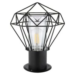 Globo Horace Außenleuchte Horace 15 W, Schwarz, Höhe: 31,5 Cm