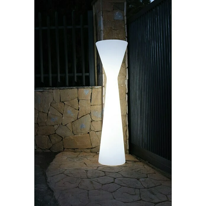 New Garden Außenstehleuchte Konika Weiß, L X B X H: 171,2 X 46 X 46 Cm, 20 W 5 New Garden Außenstehleuchte Konika Weiß, L X B X H: 171,2 X 46 X 46 Cm, 20 W – Bild 3