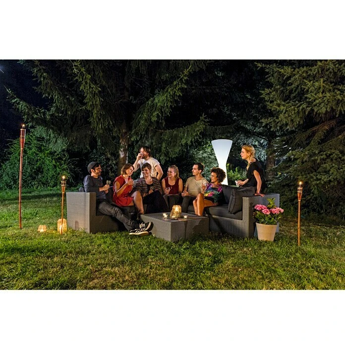 New Garden Außenstehleuchte Konika Weiß, L X B X H: 171,2 X 46 X 46 Cm, 20 W 6 New Garden Außenstehleuchte Konika Weiß, L X B X H: 171,2 X 46 X 46 Cm, 20 W – Bild 4